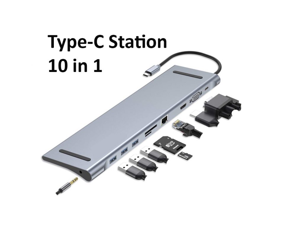 Type-C Station 10 in 1