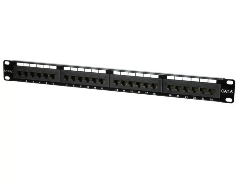 پچ پنل لودد 24 پورت Kico Patch Panel 24 Ports CAT 6 - تصویر 2