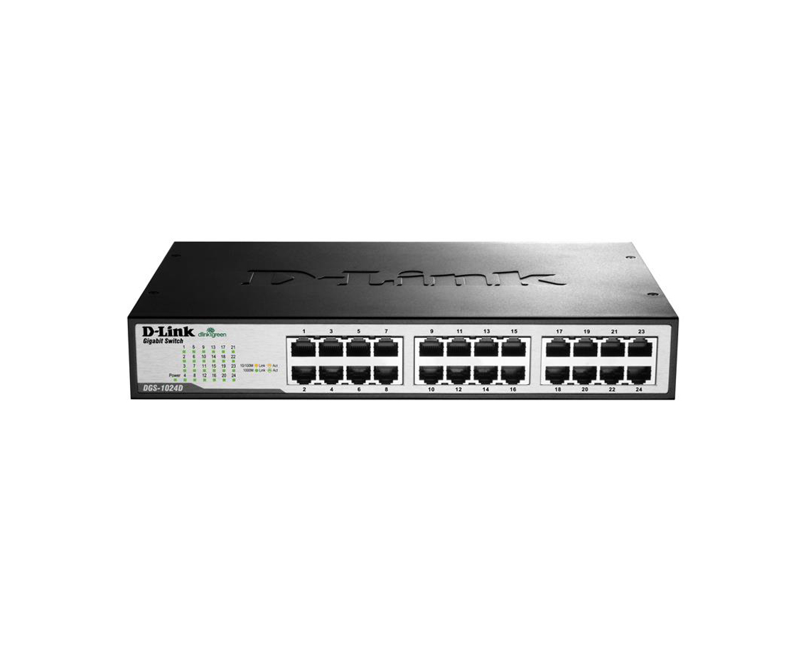 سوئیچ 24 پورت گیگابیتی دی لینک مدل DGS-1024D