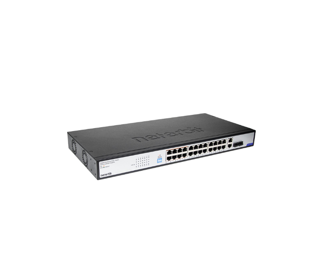 سوئیچ غیرمدیریتی 24 پورت نتربیت Neterbit مدل NGS-F1028P-A