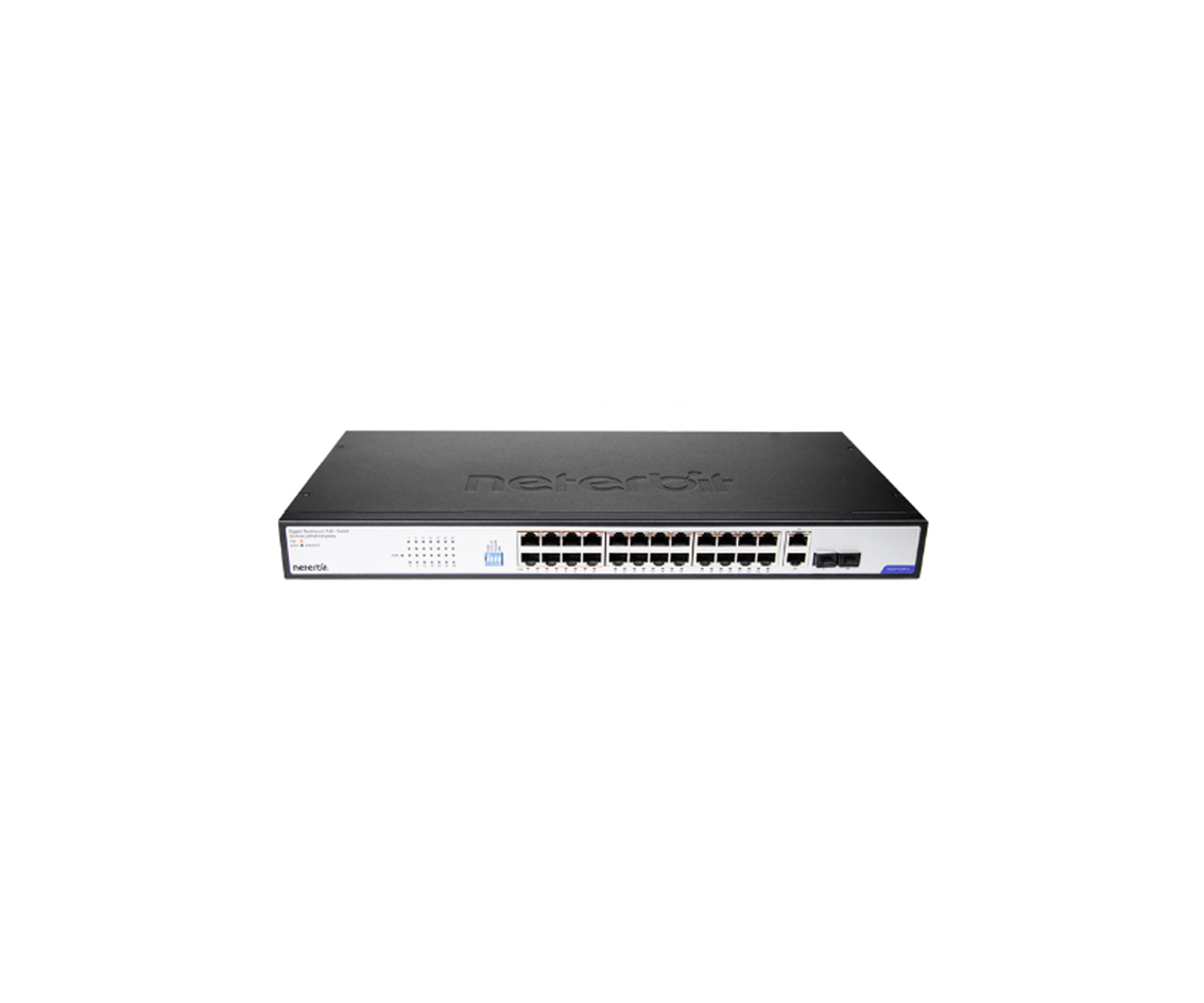 سوئیچ غیرمدیریتی 24 پورت نتربیت Neterbit مدل NGS-F1028P-A - تصویر 2