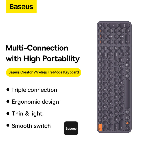 کیبورد بیسیم باسئوس Baseus K01B - تصویر 5