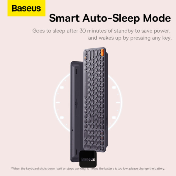 کیبورد بیسیم باسئوس Baseus K01B - تصویر 2