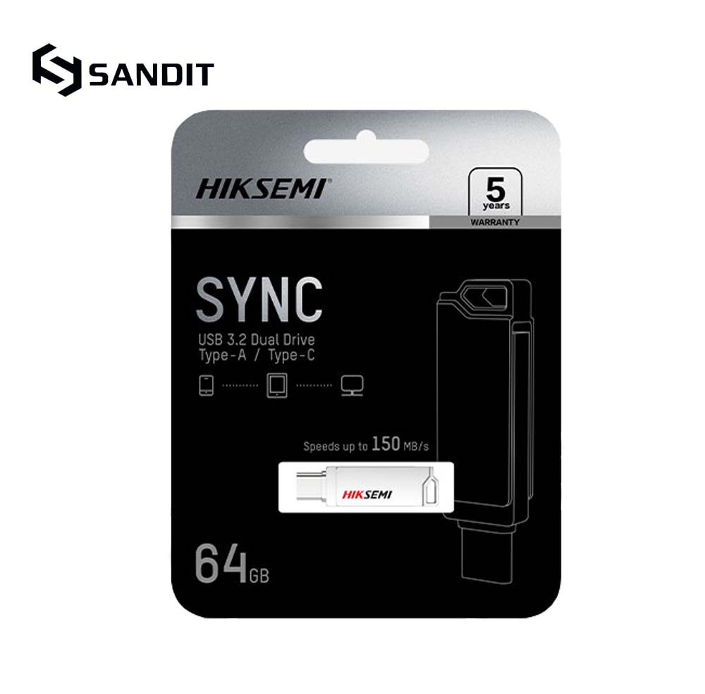فلش مموری هایکسمی مدل HS USB E327C U3 ظرفیت 64 گیگابایت