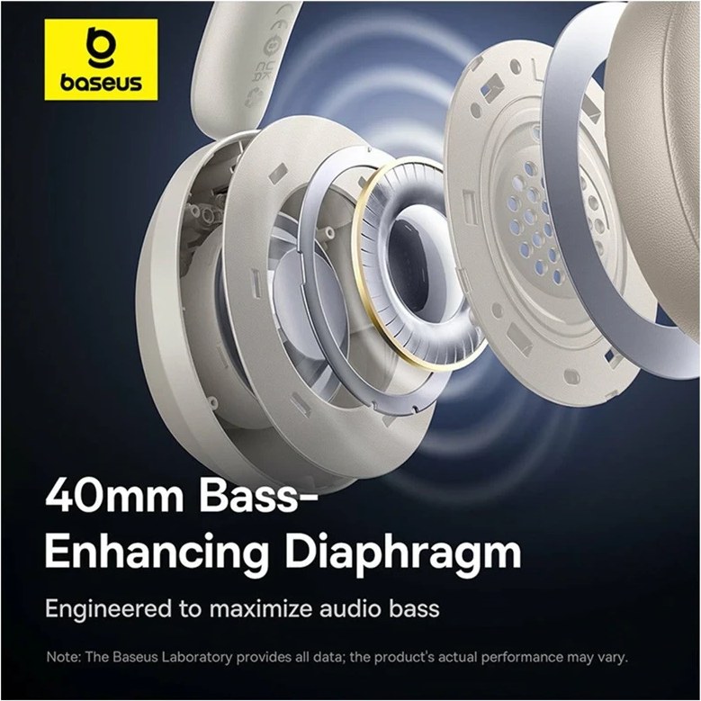هدفون بی سیم باسئوس مدل Bass 35 Max - تصویر 2