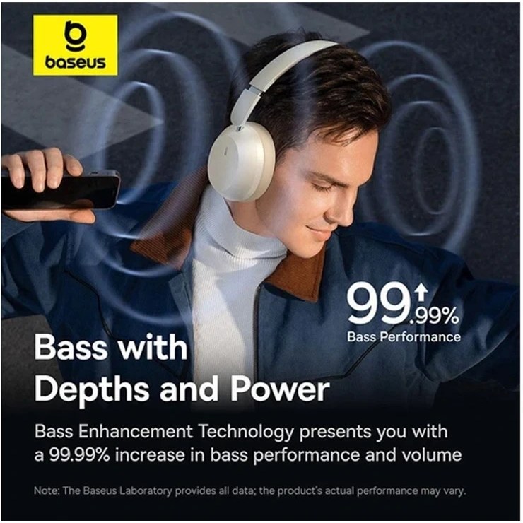 هدفون بی سیم باسئوس مدل Bass 35 Max - تصویر 7