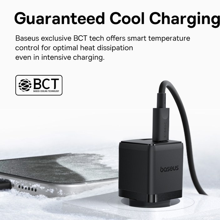 شارژر دیواری باسئوس مدل Palm Fast Charger ۲۰ وات دو پورت - تصویر 5